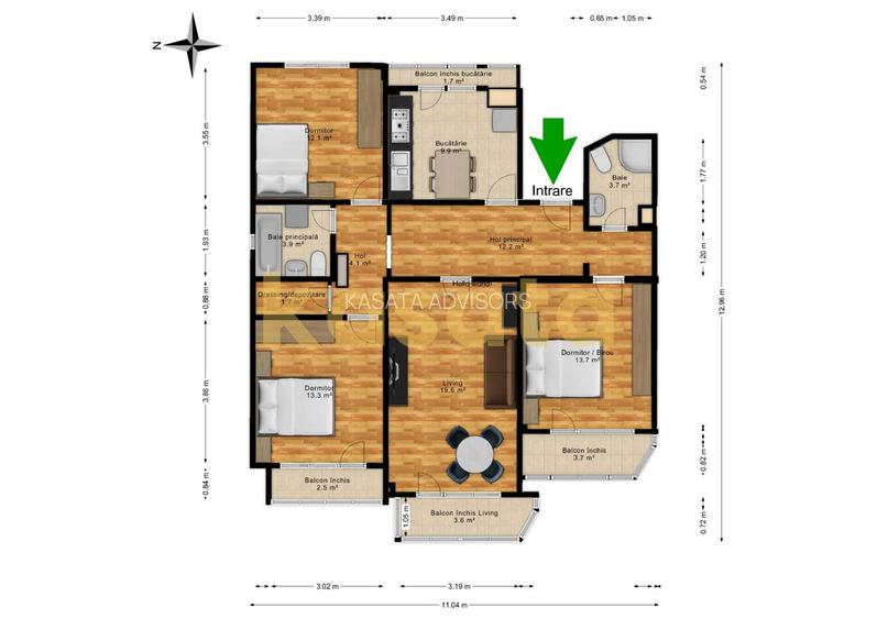 OPORTUNITATE | APARTAMENT 4 CAMERE | BANEASA | BLOC 1982 | 3 BALCOANE - 8