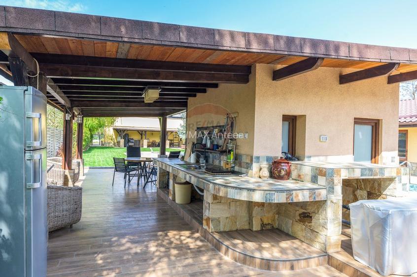 Vilă cu parc, piscină, jacuzzi și foișor, panouri fotovoltaice - 13