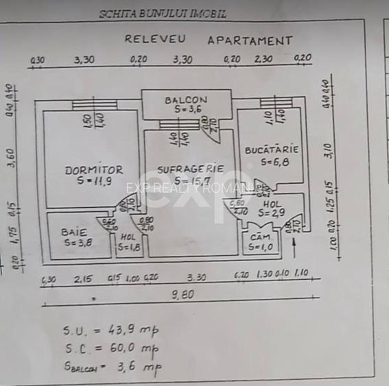 Apartament 2 camere de vânzare – Zona Craiovei, Strada Tineretului - 7