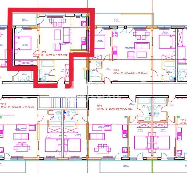 Apartament 2 camere de vânzare, Doamna Stanca, Sibiu, Parcare inclus - 4