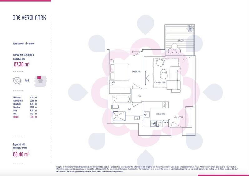 OFERTA Vanzare 2 camere | ONE Verdi Park | Finalizat - 1