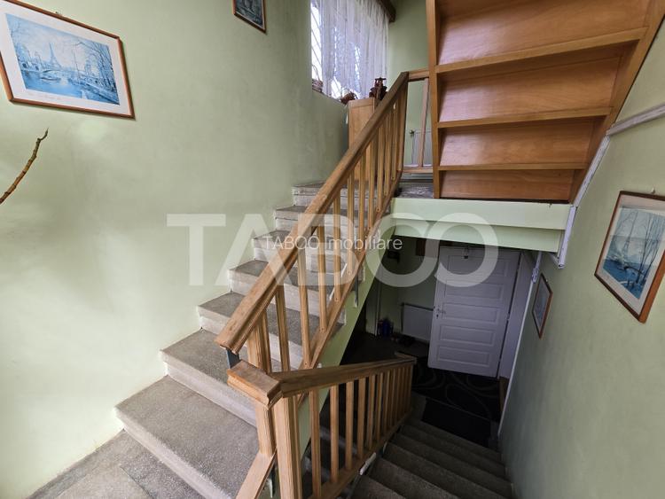 Casa individuala de vanzare teren 972 mp 2 garaje zona Sub Arini Sibiu - 26