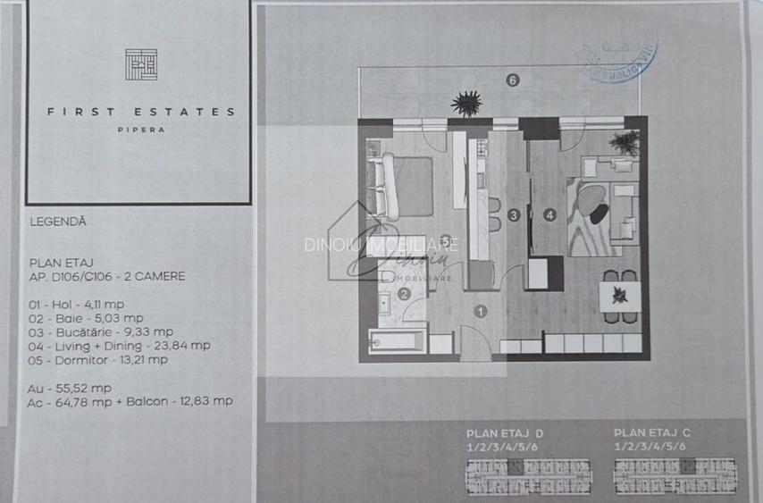 2 camere First Estates Pipera I Plaza Pipera Rond OMV I COM 0% - 4
