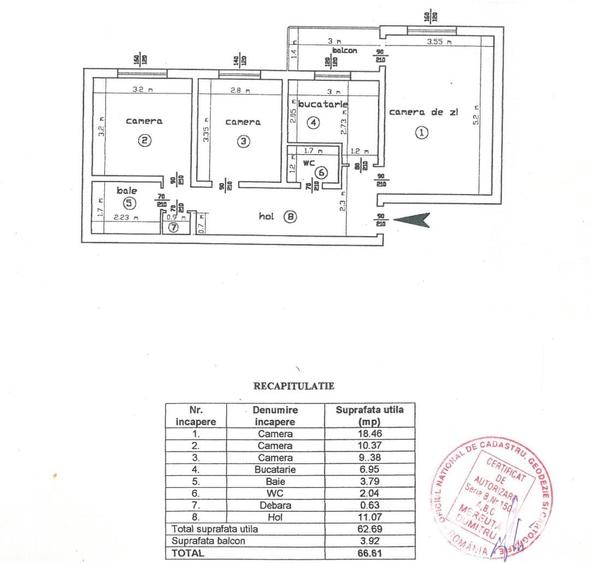 Nicolina – Al. Tudor Neculai, Pizza Nico – Ap. 3CD, 67mp, 2 băi - 8