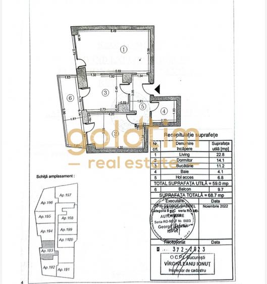 APARTAMENT 2 CAMERE/MOBILAT/UITILAT/TERASA/PARCARE/ARTCITY/PTA PRESEI LIBERE - 32