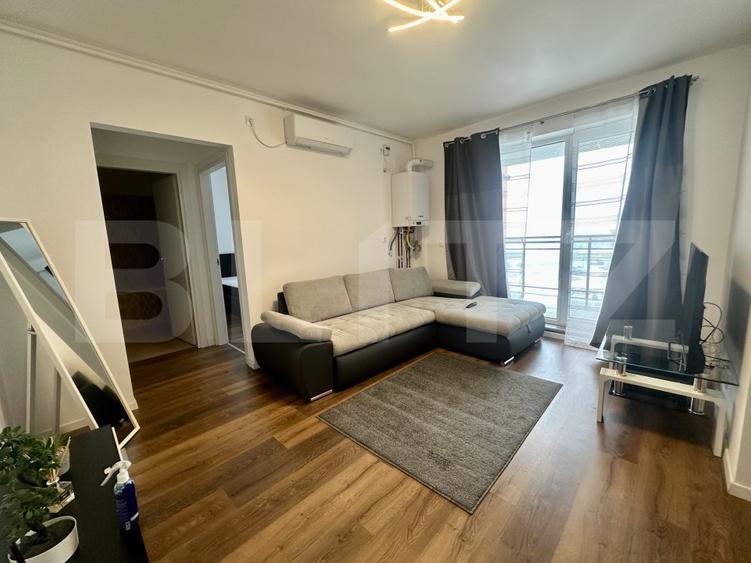 Apartament 3 camere, 65 mp- mobilat complet