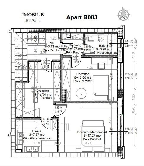 3 camere duplex Pipera | grădină proprie | 130 m² | proiect premiu - 11