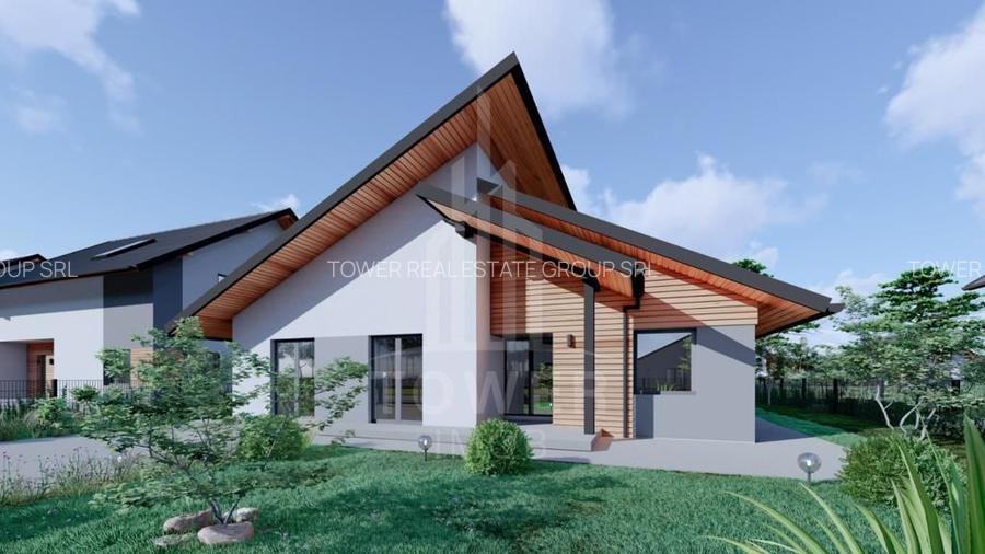 Casă pe un singur nivel INDEPENDENTĂ ENERGETIC - Cartier NOU - 2