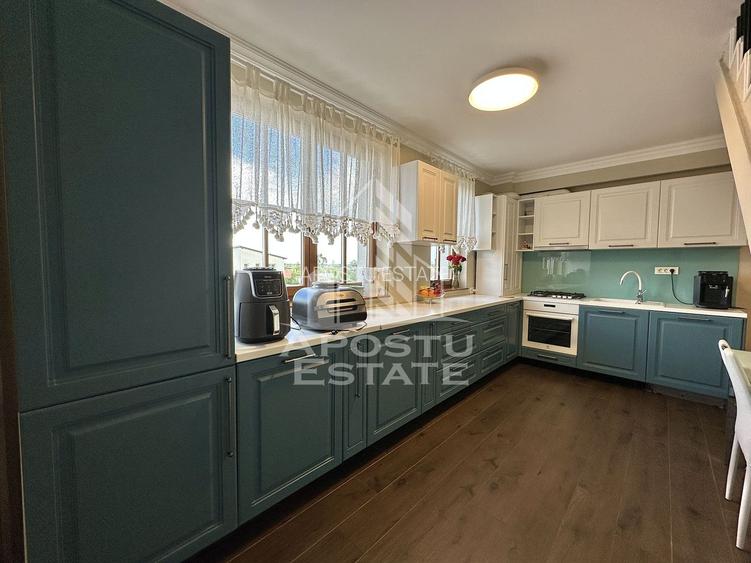Penthouse 4 camere de vanzare, 2 bai complet mobilat si utilat - Giroc - 11