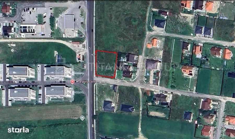 Teren generos 1441 mp cu deschidere 37 ml Râșnov - Vedere panoramica - 4