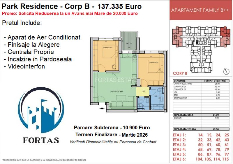 Apartament 3 Camere! Aproape de metrou!Ac cadou! FINALIZAT! - 7