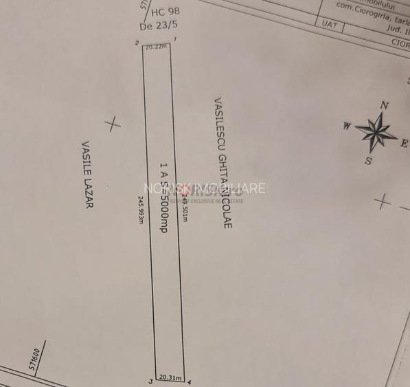 Terenuri Ciorogarla - 500mp -> 7.500mp -> 4 Ha - 5