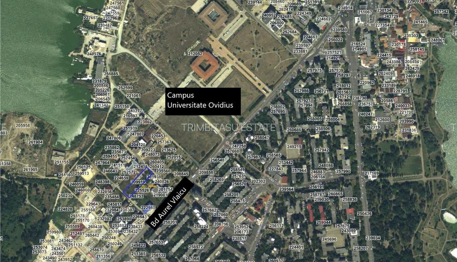Teren intravilan 2500mp str Smaraldului - Campus Universitate Ovidius - 3