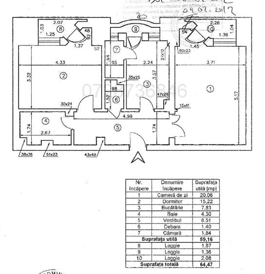 Apartament 2 camere, Piata Unirii-Casa Poporului, Bulevardul Unirii - PROPRIETAR - 14