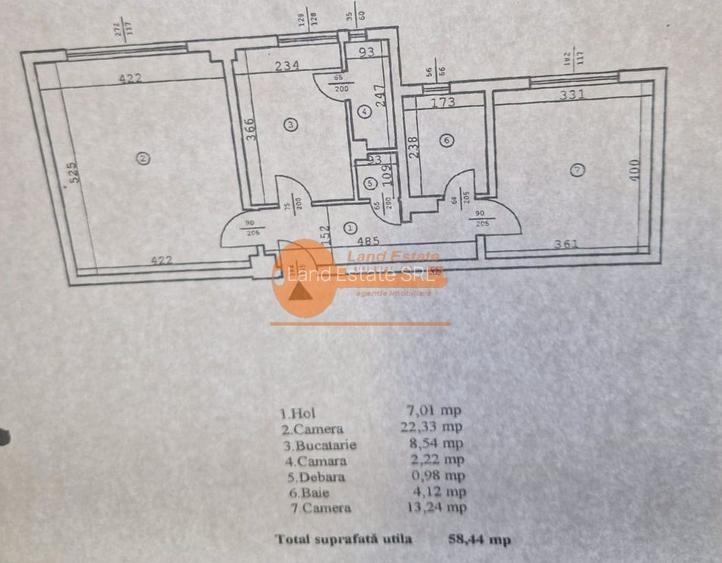 Apartament 2 camere decomandat | Parc Tineretului | Centrala proprie - 1
