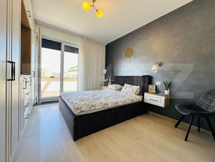 Penthouse LUX pe un singur nivel, cu 3 camere, 79 mp, decomandat, zona Tractorul - 6