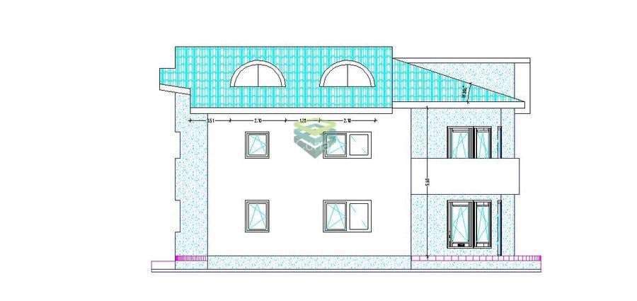 Vila la rosu cu teren in comuna Cornetu - 5