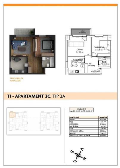 Aparatorii Patriei - Apartament 2 camere