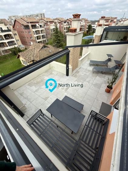 Apartament 3 camere premium renovat, terasa mare Pipera - 11