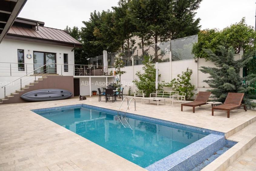 Baneasa lake House 340sqm, swimming pool, lake side deck - 41