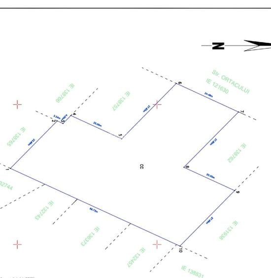 Teren aproape de Leroy Merlin, îngradit, 2.376 m² in  – cu toate utilitățile - 4