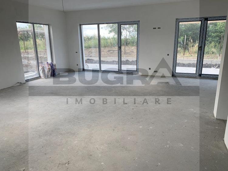 Casa individuala, 120 mp utili, 350 mp teren