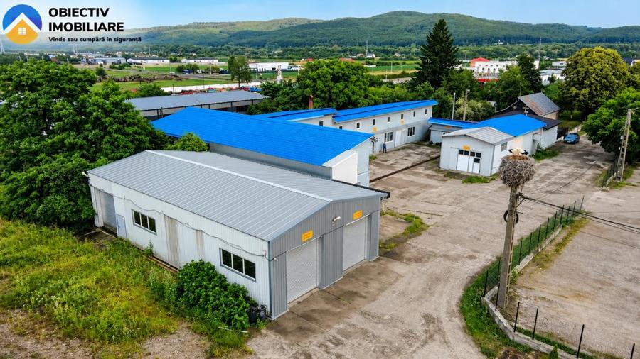 Spatiu industrial 3110 mp teren, hala productie+service auto, Targu Neamt
