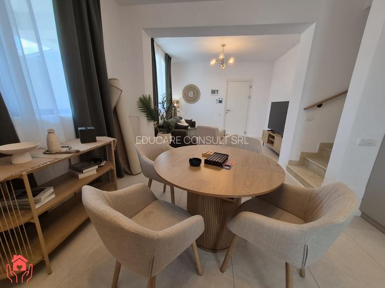 Tunari-PRIMA LOCUIRE, 3 camere curte, piscina exterioara, mobilat luxury, LIBER! - 9