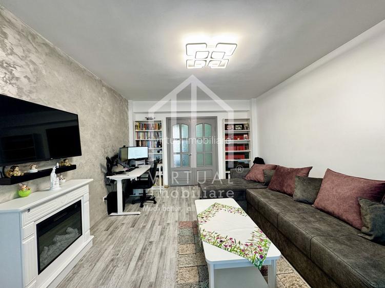 Apartament cu 3 camere, 75mp utili+3 balcoane, etaj 5/5, bloc cu lift - 6
