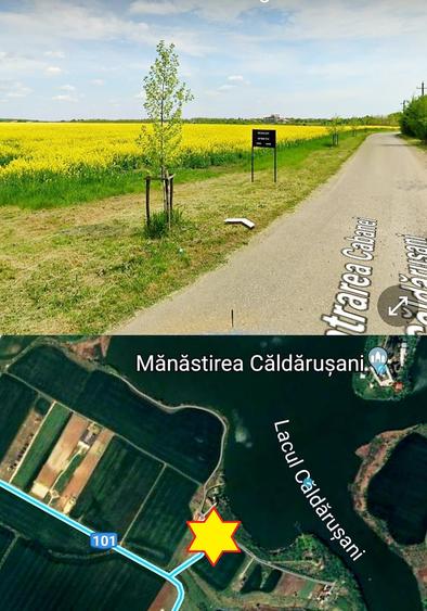 Vanzare 2000 mp, sau 3000 mp sau 5000 mp teren in Gradistea cu acces dinspre A3
