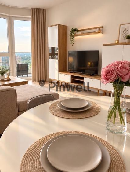 Apartament 2 camere cu terasă și panoramă Lacul Floreasca |