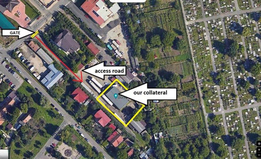 Teren intravilan 1372 mp si hala industriala cu destinatii multiple BARTOLOMEU N