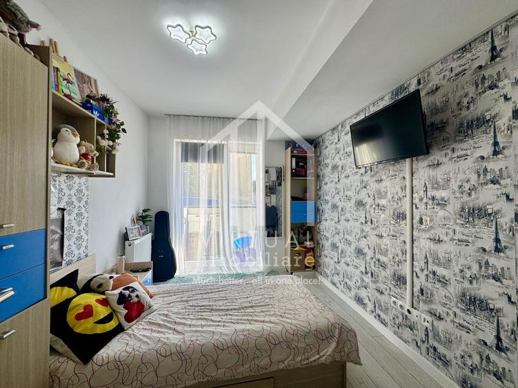 Apartament cu 3 camere, 69mp utili+balcon, parcare subterana -Turnisor