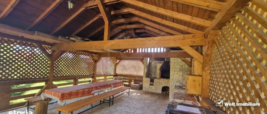 Investitie la cheie in Belis – cabana cu 6 camere si living, sistem fotovoltaic