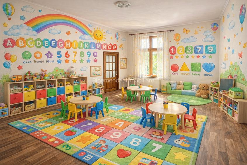 Tunari central 5 camere pretabil muncitori birouri clinica grădiniță - 5