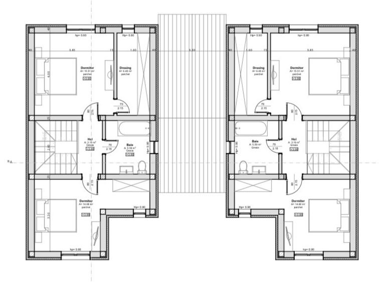 Duplex modern, 4 camere, 105 mp, 250 mp teren - Sanandrei