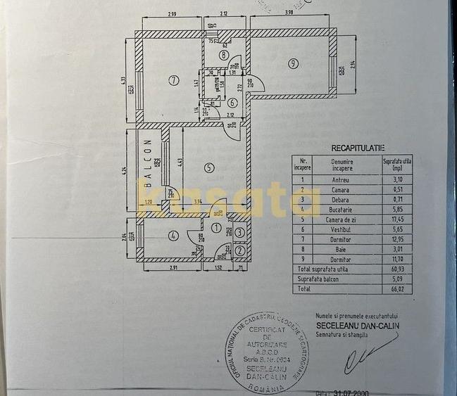 OPORTUNITATE | APARTAMENT 3 CAMERE | OBOR | MOBILAT MODERN
