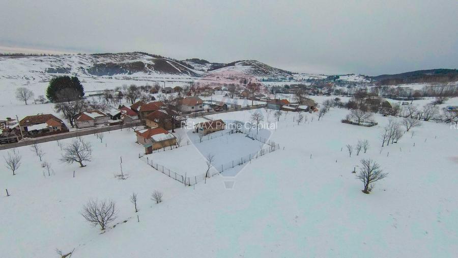 Casă cu livadă, 4 camere din cărămidă, de vânzare în zona Bratca-Damiș - 32