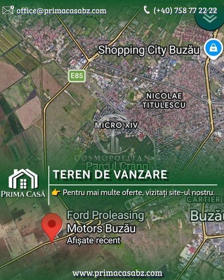 Teren intravilan Calea Eroilor iesire spre Ploiesti 24.000mp d=200m la DN 2 E85
