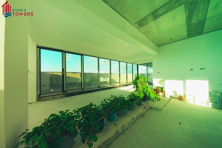 RIVER"S TOWERS - Penthouse finalizat si intabulat, se vinde la alb - 8