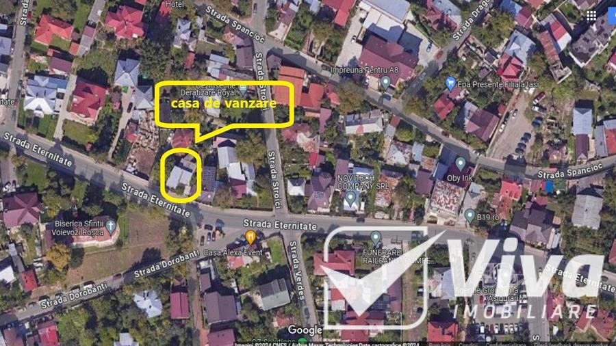 Tătărași, str. Eternitate 77, casa cu 3 camere 110mp, teren 280mp