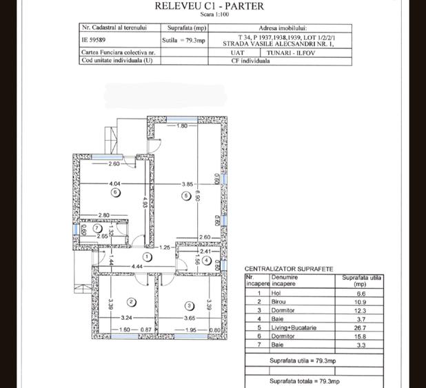Casa individuala 2020, centrul Tunari, mobilata, fara TVA, 0% comision - 2