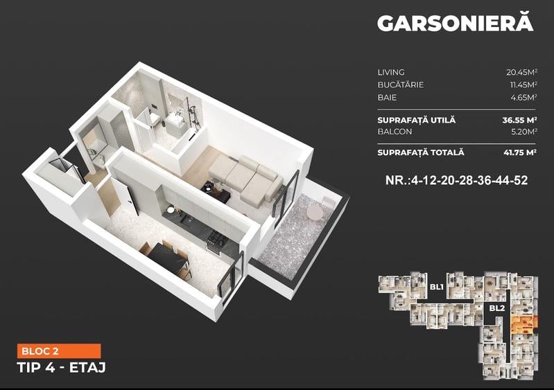 Garsoniera decomandată/Ansamblu Rezidențial exclusivist/2 minute metrou Berceni