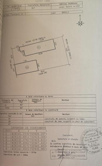 REPREZENTARE EXCLUSIVA - COMISION ZERO! Teren liber, Calea Galati nr. 194.