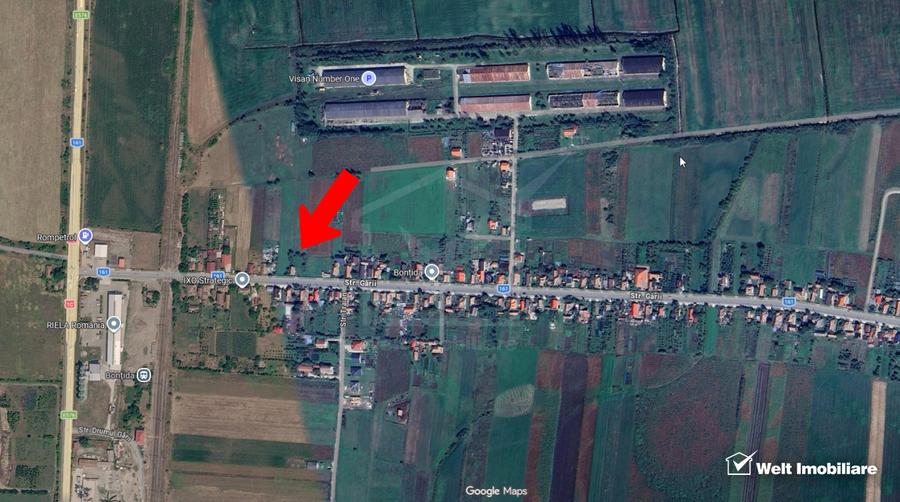 Teren intravilan 6.000 mp – Bontida, potential rezidential si comercial