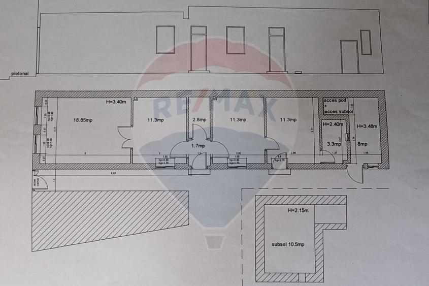 Apartament la casa / garaj / Semicentral