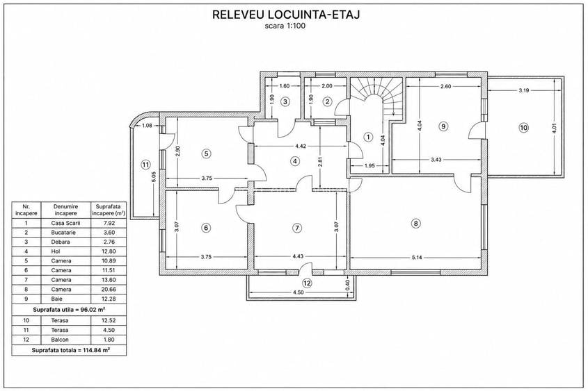 Vilă interbelică S+P+E+M | 8 camere | Zona Aviatorilor – Arcul de Triumf - 3