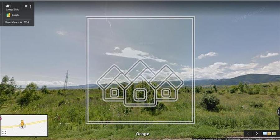 Teren la iesirea din Cristian - extravilan - 3500 mp