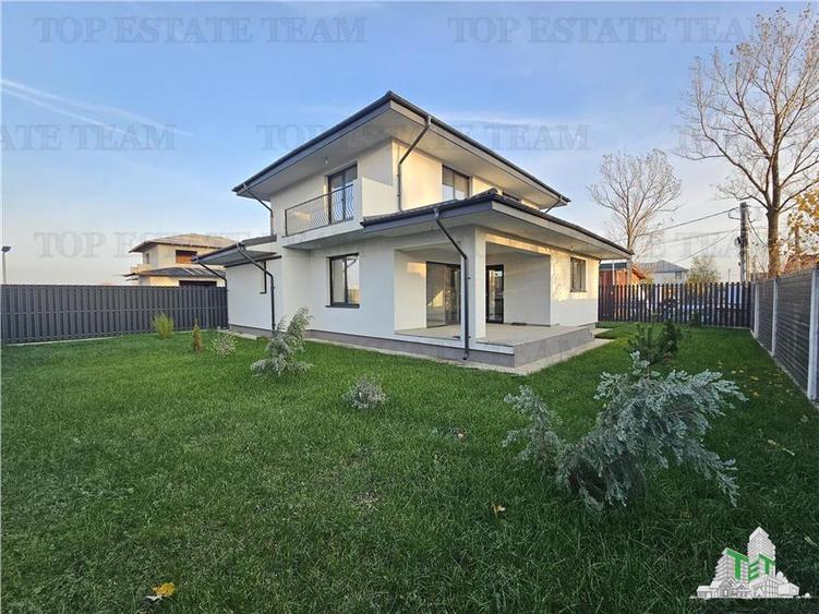 Vila lux 4 camere (dormitor parter) in Domnesti(Teghes)