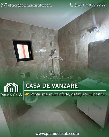 Casa constructi noua si teren 750mp comuna Unguriu BZ finisaje moderne